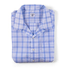 Bimini Short Sleeve Cotton Shirt- Plaids - FINAL SALE Bimini Shirts Atlantic Rancher Company Cloud Blue S