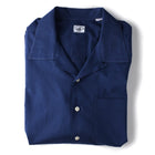 Bimini Short Sleeve Cotton Shirt- Solids - FINAL SALE Bimini Shirts Atlantic Rancher Company Storm Blue M