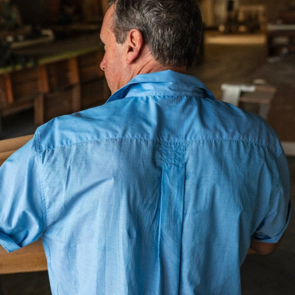 Bimini Short Sleeve Cotton Shirt- Solids Bimini Shirts Atlantic Rancher Company