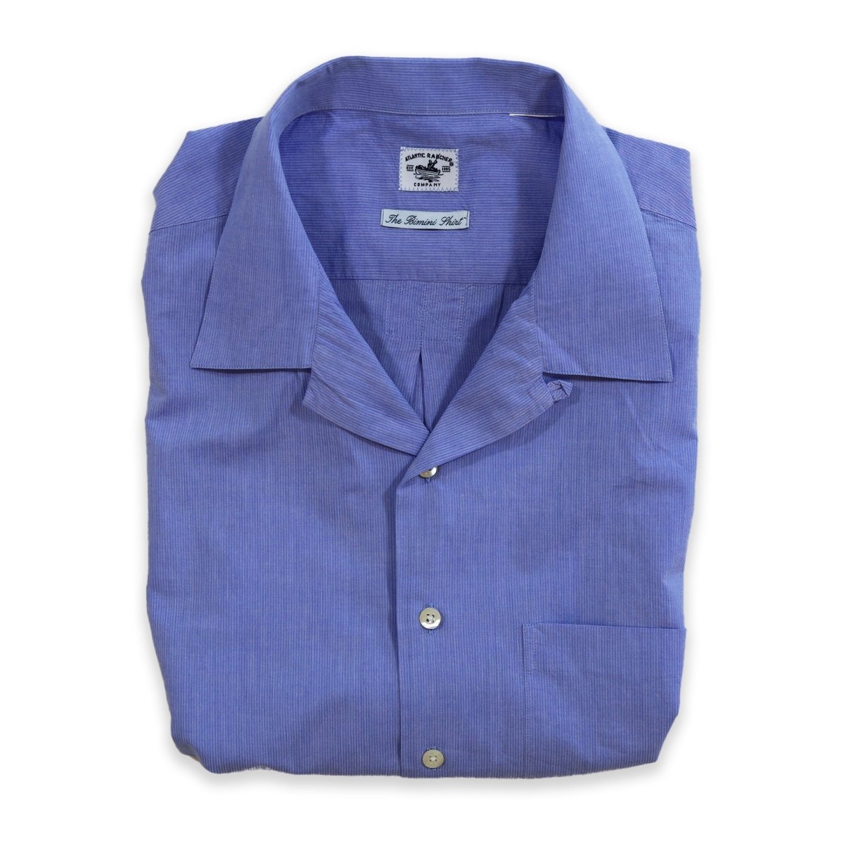 Bimini Short Sleeve Cotton Shirt - Atlantic Rancher CompanyBimini Short Sleeve Cotton ShirtBimini ShirtsAtlantic Rancher CompanyBimini-Gulf BlueGulf BlueSBimini Short Sleeve Cotton Shirt