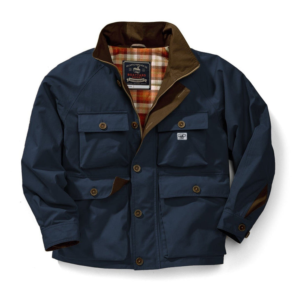 Boatyard Jacket - 25th Anniversary Edition - Atlantic Rancher CompanyBoatyard Jacket - 25th Anniversary EditionOuterwearAtlantic Rancher CompanyNavyMBoatyard Jacket - 25th Anniversary Edition Outerwear Atlantic Rancher Company Navy M
