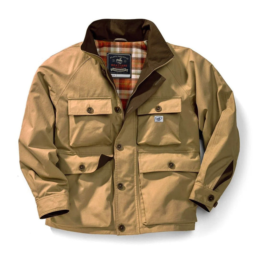 Boatyard Jacket - 25th Anniversary Edition - Atlantic Rancher CompanyBoatyard Jacket - 25th Anniversary EditionOuterwearAtlantic Rancher CompanyBYJ101T - 1TanMBoatyard Jacket - 25th Anniversary Edition Outerwear Atlantic Rancher Company Tan M