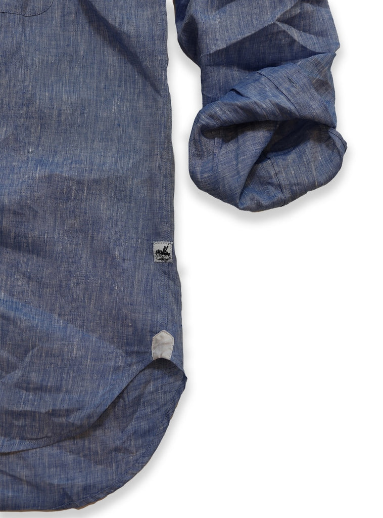 Captain's Button-down Collar Linen Shirt Shirts Atlantic Rancher Company