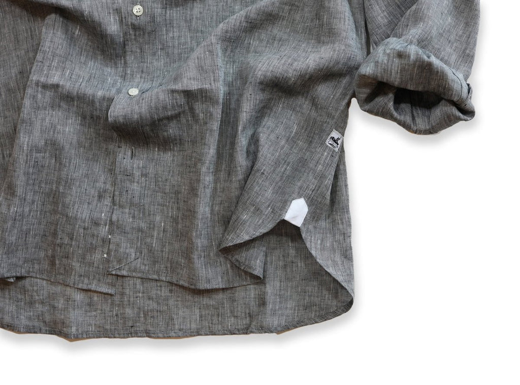 Captain's Button - down Collar Linen Shirt - Atlantic Rancher CompanyCaptain's Button - down Collar Linen ShirtShirtsAtlantic Rancher CompanyCapt - 02 CoalCoalMCaptain's Button - down Collar Linen Shirt