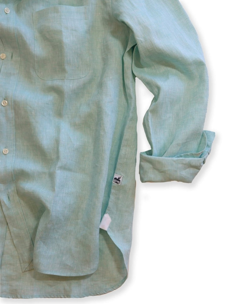 Captain's Button - down Collar Linen Shirt - Atlantic Rancher CompanyCaptain's Button - down Collar Linen ShirtShirtsAtlantic Rancher CompanyCapt - 02 MintMintMCaptain's Button - down Collar Linen Shirt