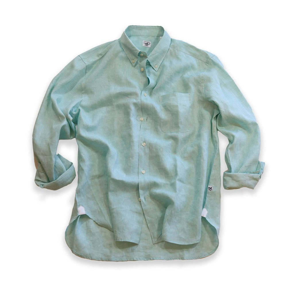 Captain's Button - down Collar Linen Shirt - Atlantic Rancher CompanyCaptain's Button - down Collar Linen ShirtShirtsAtlantic Rancher CompanyCapt - 02 MintMintMCaptain's Button - down Collar Linen Shirt
