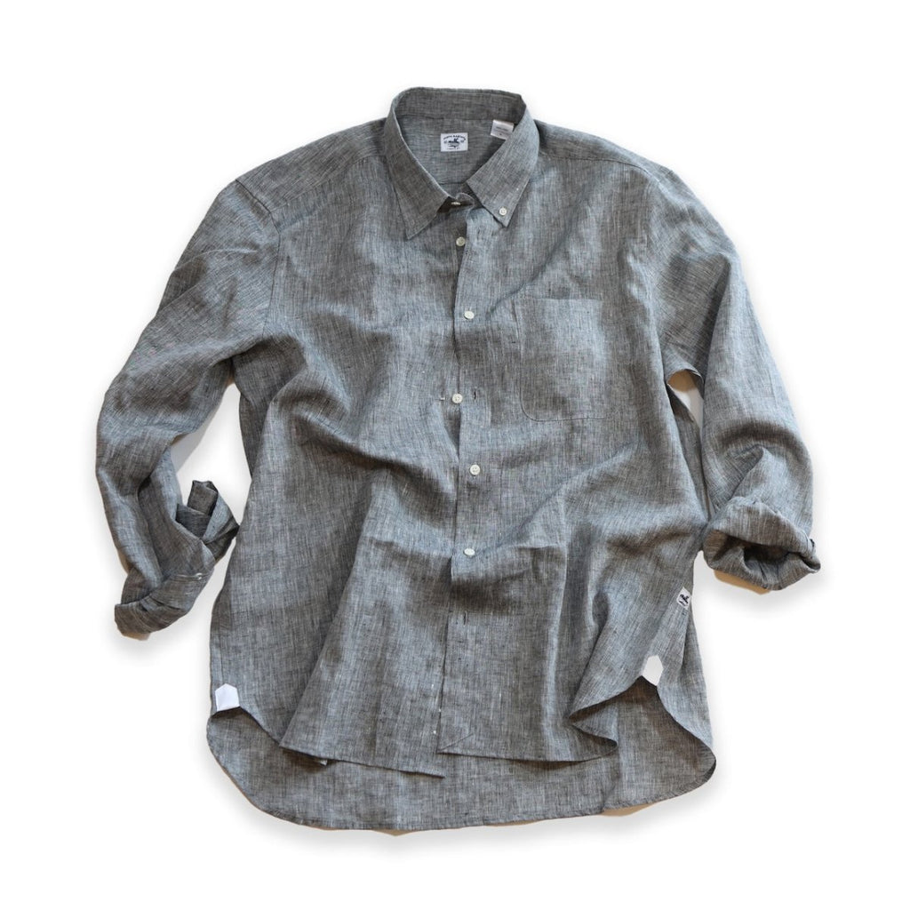 Captain's Button - down Collar Linen Shirt - Atlantic Rancher CompanyCaptain's Button - down Collar Linen ShirtShirtsAtlantic Rancher CompanyCapt - 02 CoalCoalMCaptain's Button - down Collar Linen Shirt