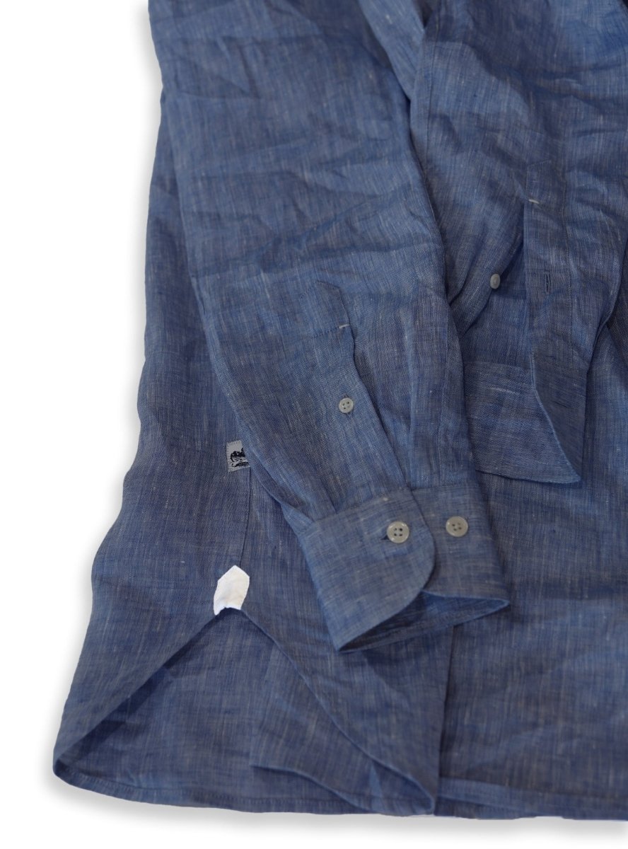 Captain's Button-down Collar Linen Shirt Shirts Atlantic Rancher Company