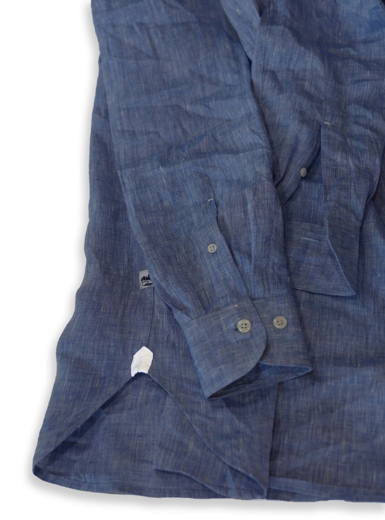 Captain's Button-down Collar Linen Shirt Shirts Atlantic Rancher Company