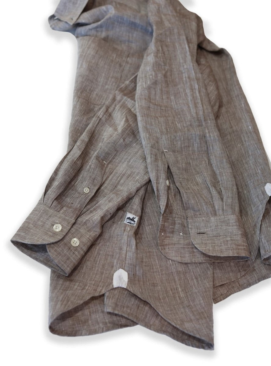 Captain's Button-down Collar Linen Shirt Shirts Atlantic Rancher Company