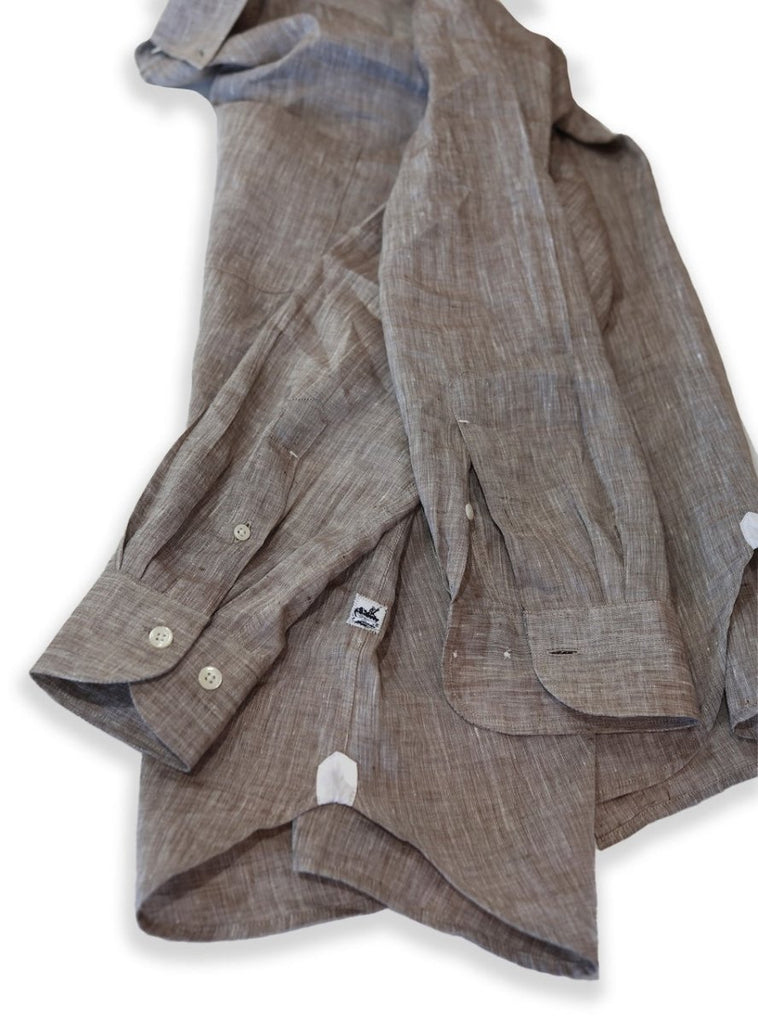 Captain's Button-down Collar Linen Shirt Shirts Atlantic Rancher Company