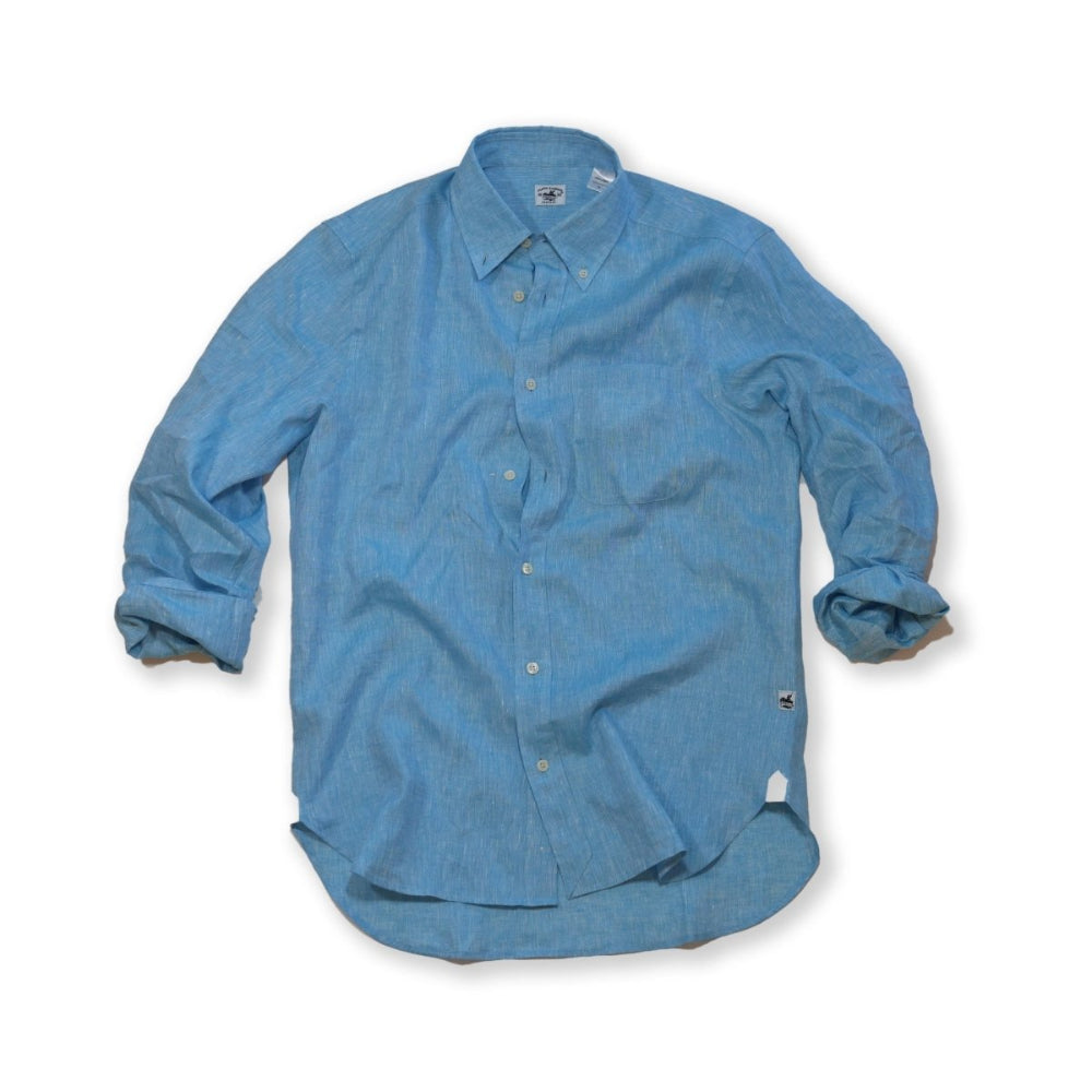Captain's Button-down Collar Linen Shirt Shirts Atlantic Rancher Company