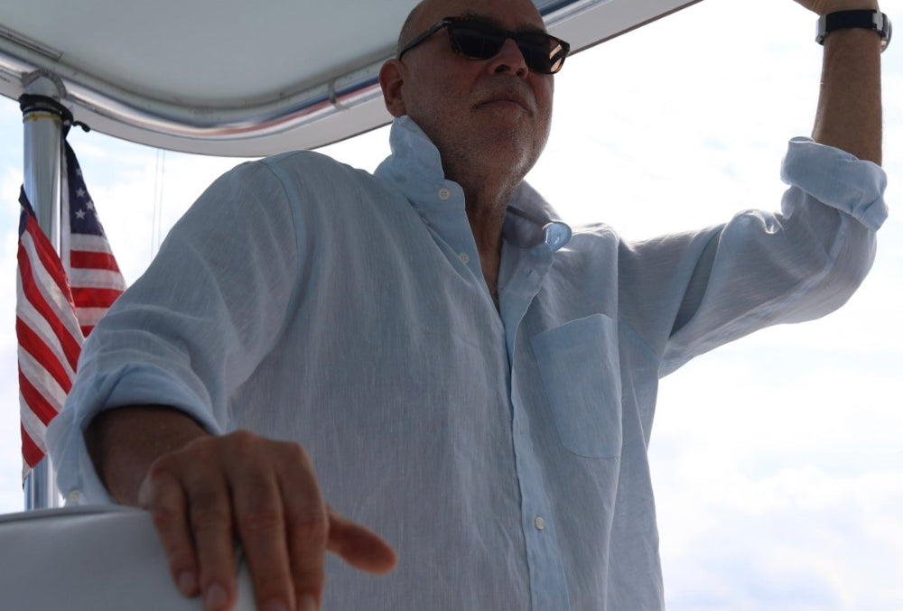 Captain's Button - down Collar Linen Shirt - Atlantic Rancher CompanyCaptain's Button - down Collar Linen ShirtShirtsAtlantic Rancher CompanyCapt - 02 Sky BlueSky BlueMCaptain's Button - down Collar Linen Shirt