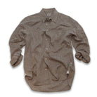 Captain's Button-down Collar Linen Shirt Shirts Atlantic Rancher Company Bark M