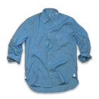 Captain's Button-down Collar Linen Shirt Shirts Atlantic Rancher Company Bimini Blue M