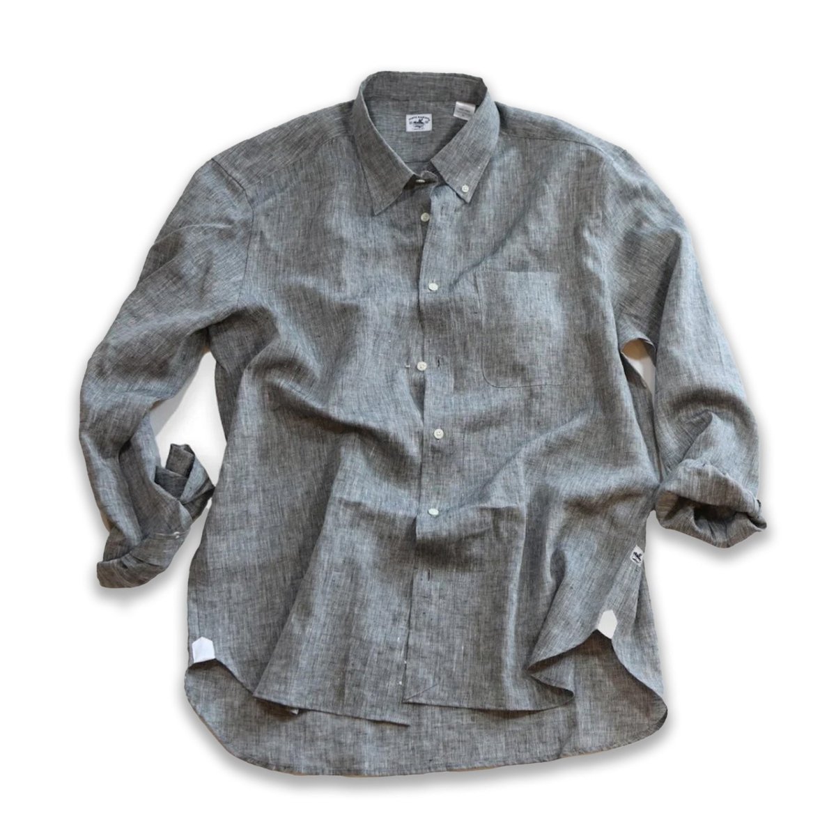 Captain's Button-down Collar Linen Shirt - Atlantic Rancher CompanyCaptain's Button-down Collar Linen ShirtShirtsAtlantic Rancher CompanyCapt-02 CoalCoalMCaptain's Button-down Collar Linen Shirt