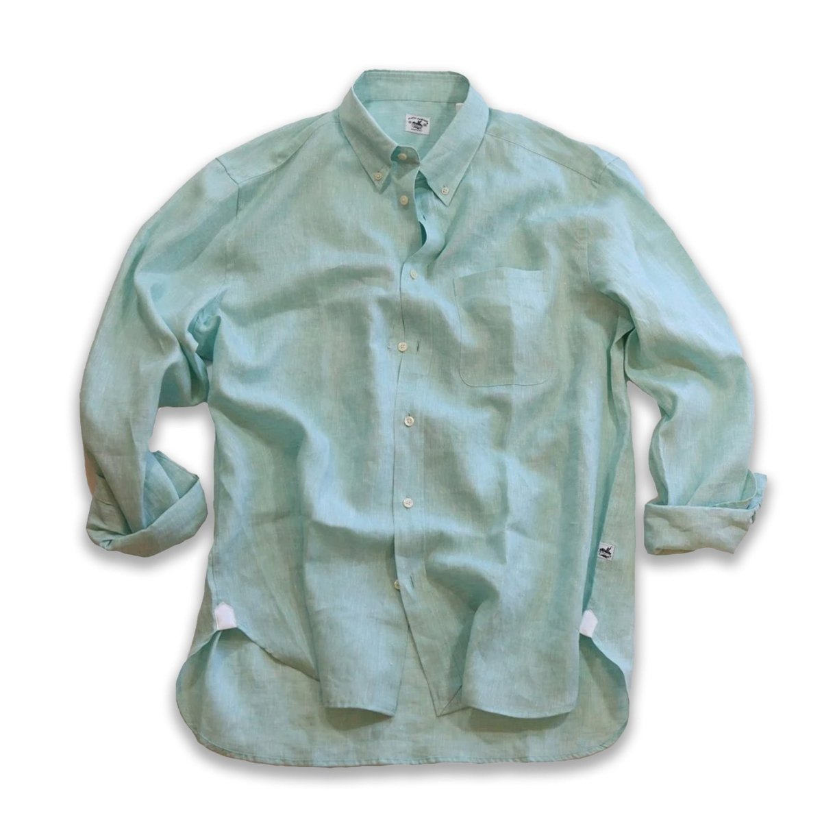 Captain's Button-down Collar Linen Shirt - Atlantic Rancher CompanyCaptain's Button-down Collar Linen ShirtShirtsAtlantic Rancher CompanyCapt-02 MintMintMCaptain's Button-down Collar Linen Shirt