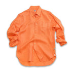 Captain's Button-down Collar Linen Shirt Shirts Atlantic Rancher Company Tangerine M