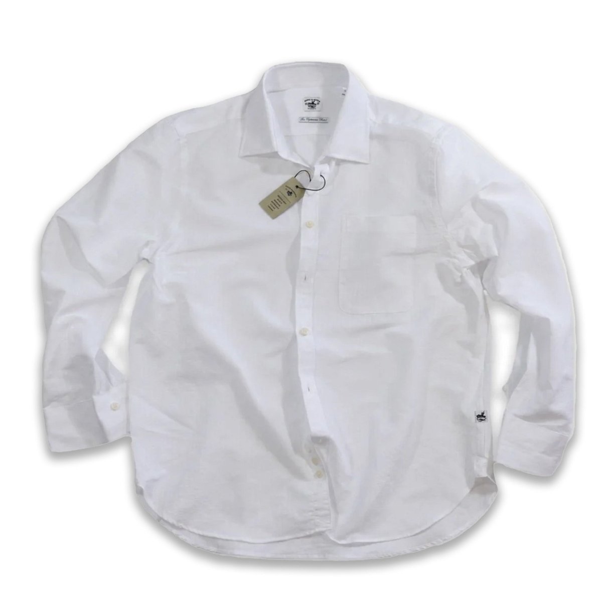 Captain's Cotton / Linen Shirt Atlantic Rancher Company S White