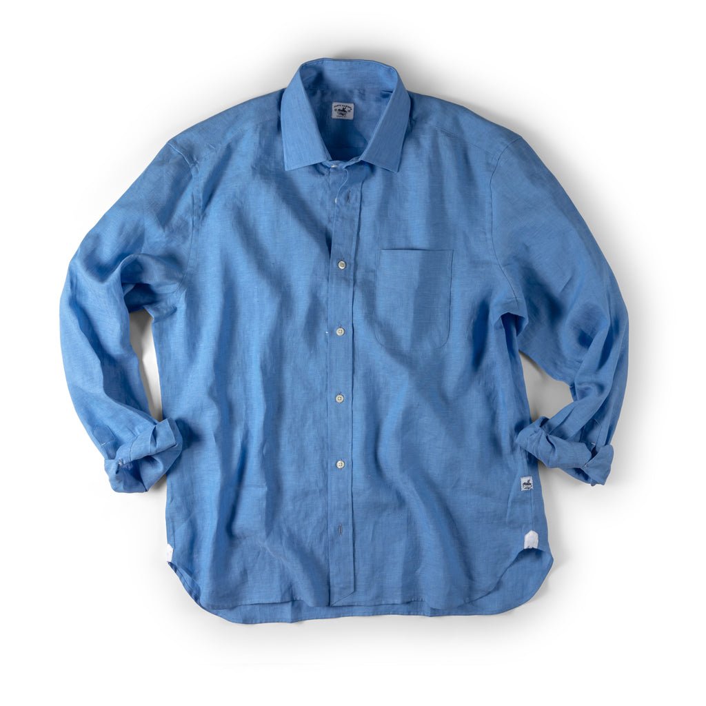 Captain's Point Collar Linen Shirt - FINAL SALE Shirts Atlantic Rancher Company