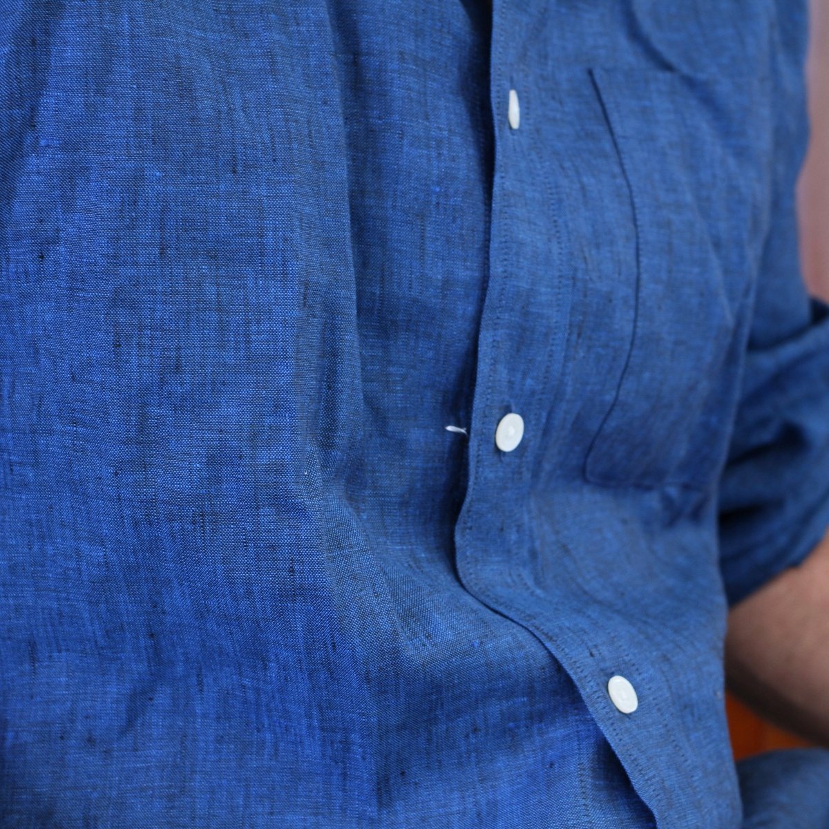 Captain's Point Collar Linen Shirt - FINAL SALE Shirts Atlantic Rancher Company