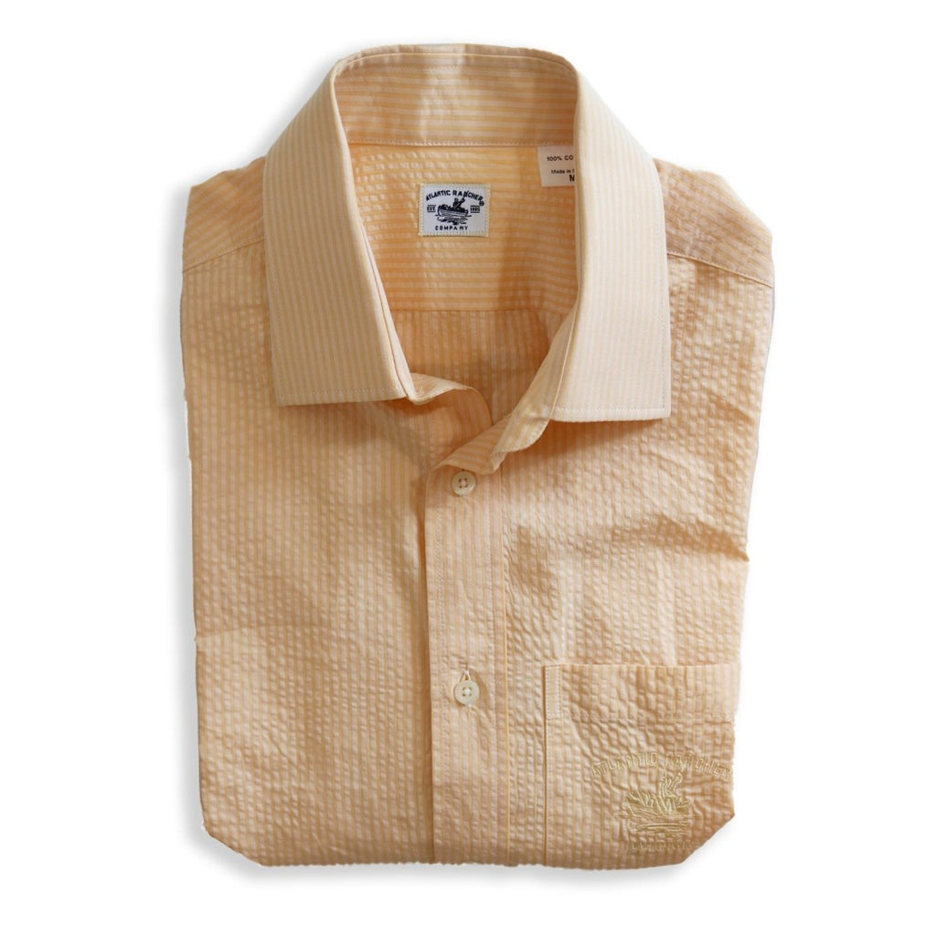 Captain's Seersucker Long Sleeve Cotton Shirt - Special Edition - Atlantic Rancher CompanyCaptain's Seersucker Long Sleeve Cotton Shirt - Special EditionShirtsAtlantic Rancher CompanyTangerineSCaptain's Seersucker Long Sleeve Cotton Shirt - Special Edition Shirts Atlantic Rancher Company Tangerine S