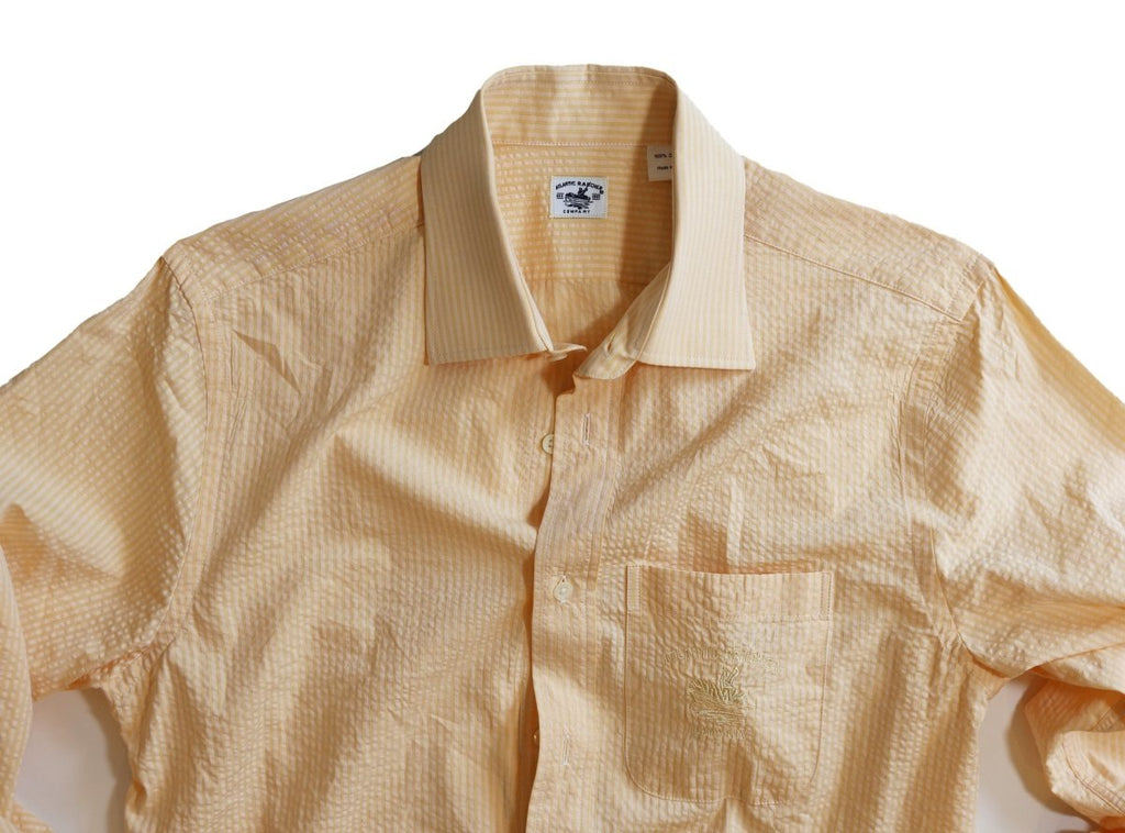 Captain's Seersucker Long Sleeve Cotton Shirt - Special Edition - Atlantic Rancher CompanyCaptain's Seersucker Long Sleeve Cotton Shirt - Special EditionShirtsAtlantic Rancher CompanyTangerineSCaptain's Seersucker Long Sleeve Cotton Shirt - Special Edition
