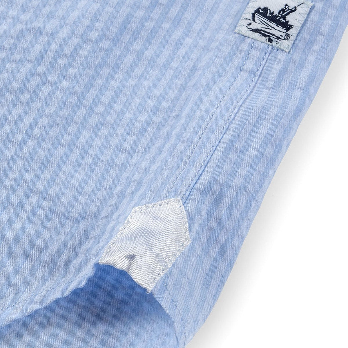 Original Captain's Seersucker Cotton Shirt Shirts Atlantic Rancher Company