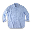 Captain's Seersucker Long Sleeve Cotton Shirt - Special Edition Shirts Atlantic Rancher Company Blue S