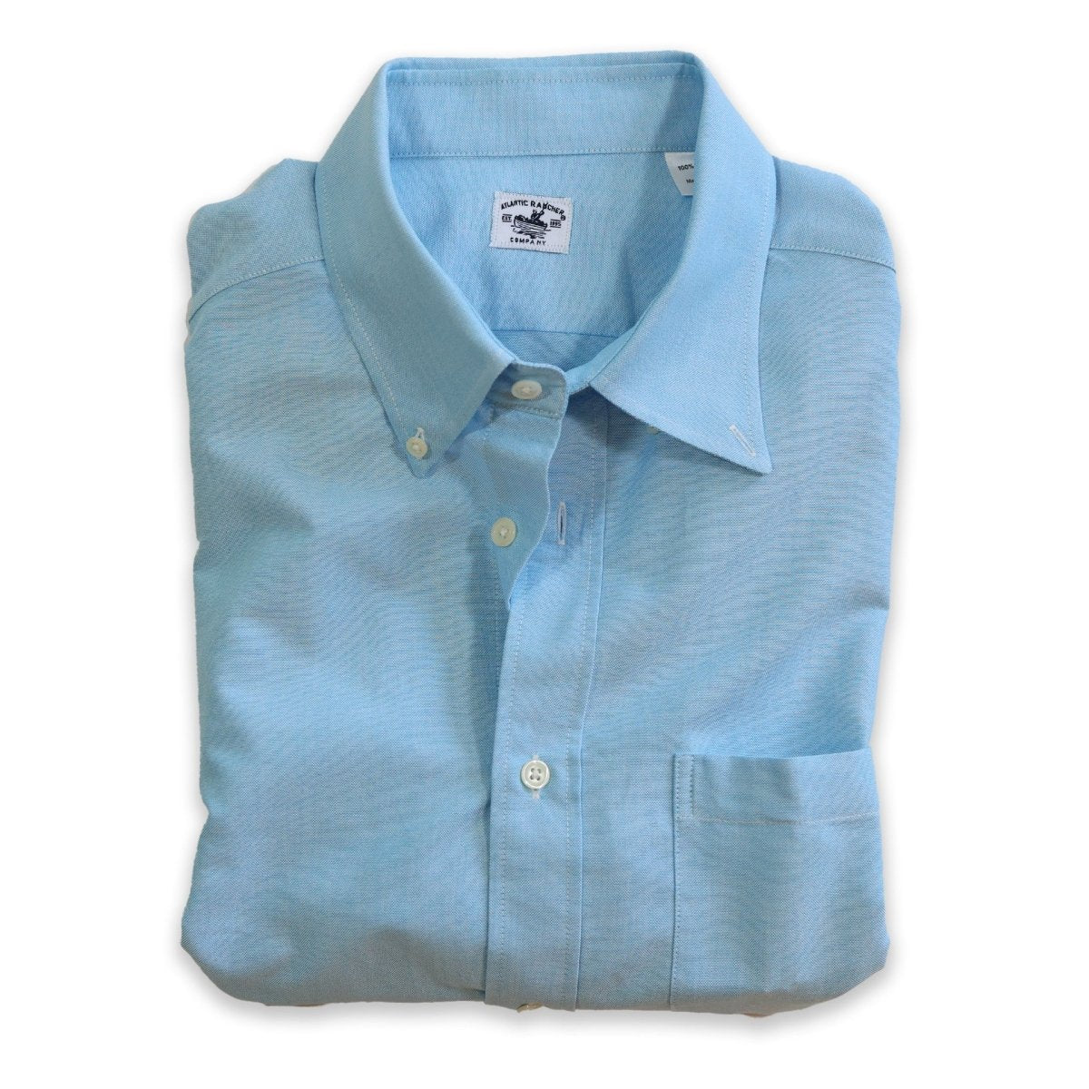 Captain's Uniform Oxford Shirt - Atlantic Rancher CompanyCaptain's Uniform Oxford ShirtShirtsAtlantic Rancher CompanyCapt - 02BD Cloud BlueCloud BlueMCaptain's Uniform Oxford Shirt Shirts Atlantic Rancher Company Cloud Blue M