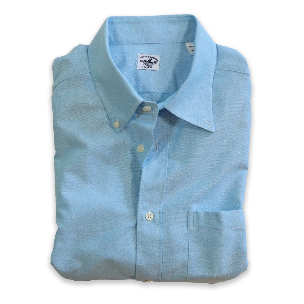 Captain's Uniform Oxford Shirt - Atlantic Rancher CompanyCaptain's Uniform Oxford ShirtShirtsAtlantic Rancher CompanyCapt - 02BD Cloud BlueCloud BlueMCaptain's Uniform Oxford Shirt Shirts Atlantic Rancher Company Cloud Blue M