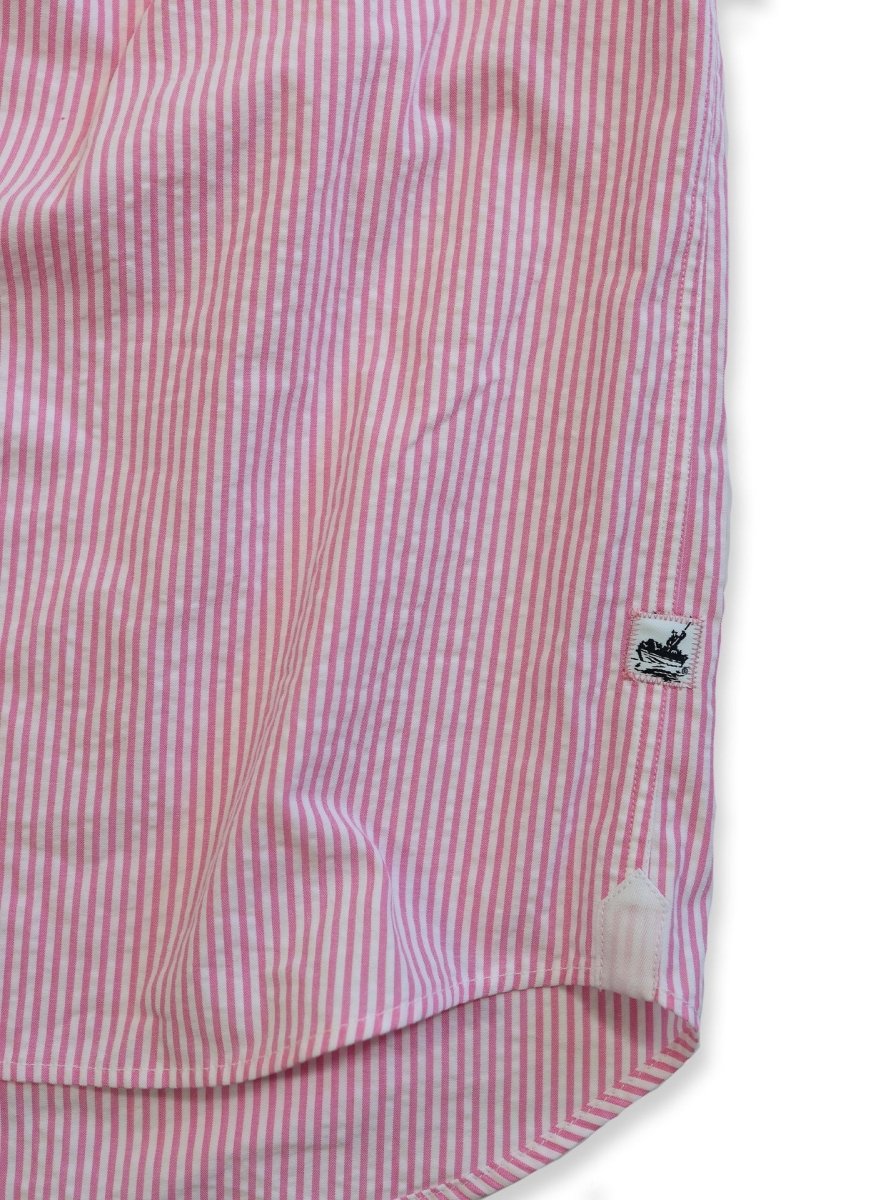Captain's Uniform Seersucker Short Sleeve Shirt -Special Edition Atlantic Rancher Company