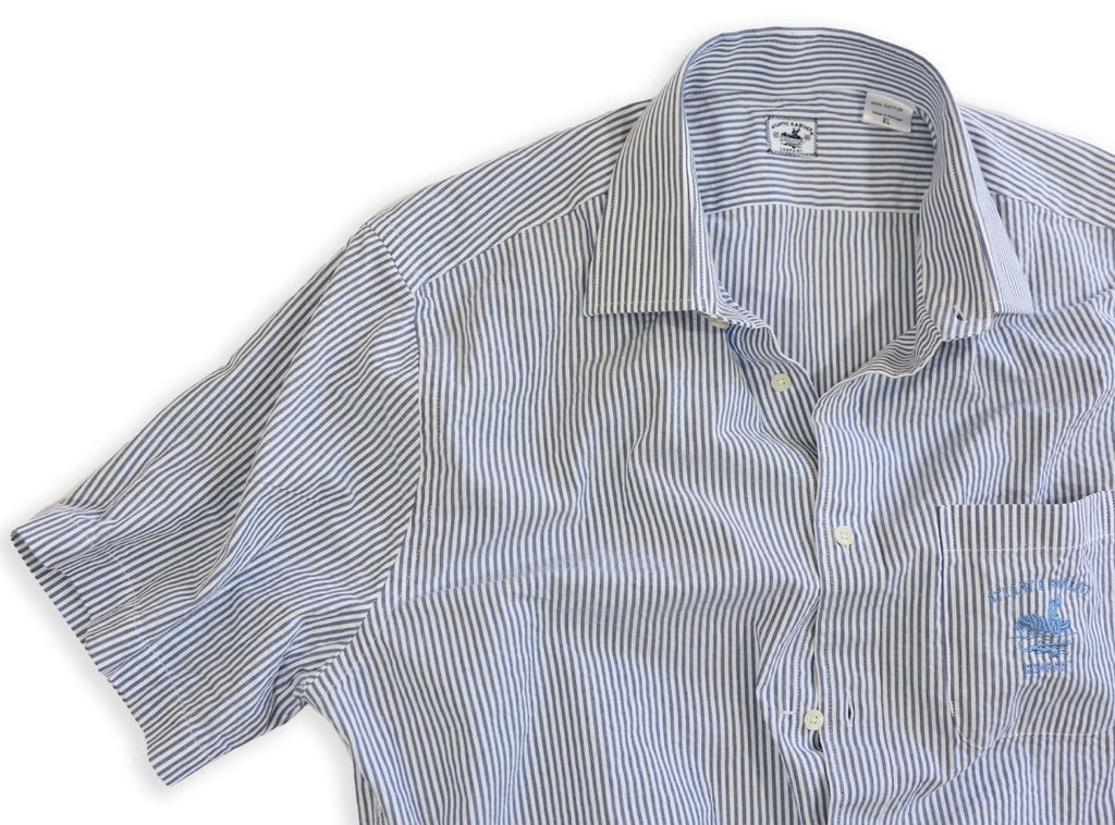 Captain's Uniform Seersucker Short Sleeve Shirt -Special Edition Atlantic Rancher Company