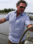 Captain's Uniform Seersucker Short Sleeve Shirt -Special Edition Atlantic Rancher Company