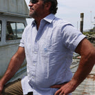 Captain's Uniform Seersucker Short Sleeve Shirt -Special Edition Atlantic Rancher Company
