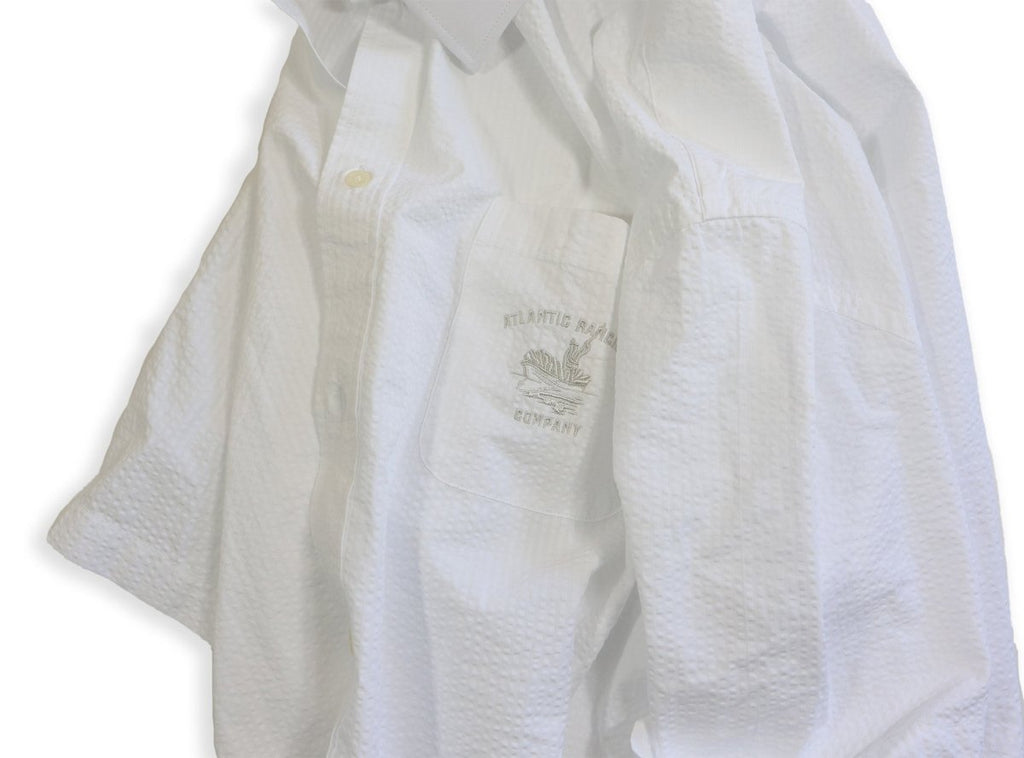 Captain's Uniform Seersucker Short Sleeve Shirt - Special Edition - Atlantic Rancher CompanyCaptain's Uniform Seersucker Short Sleeve Shirt - Special EditionAtlantic Rancher CompanyCaptain - 03WhiteMCaptain's Uniform Seersucker Short Sleeve Shirt - Special Edition Atlantic Rancher Company