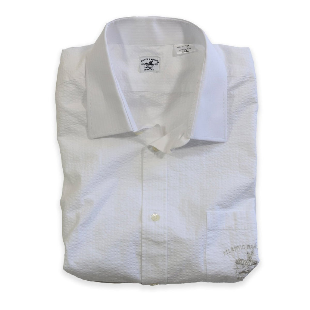 Captain's Uniform Seersucker Short Sleeve Shirt - Special Edition - Atlantic Rancher CompanyCaptain's Uniform Seersucker Short Sleeve Shirt - Special EditionAtlantic Rancher CompanyCaptain - 03WhiteMCaptain's Uniform Seersucker Short Sleeve Shirt - Special Edition Atlantic Rancher Company White M