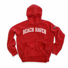 Beach Haven Cotton Sweater Hoodie Sweaters Atlantic Rancher Company Fire Red S