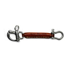 Dockmaster’s Leather Key Chain Gear and Tools Atlantic Rancher Company Chestnut