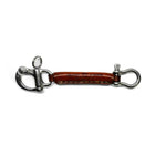 Dockmaster’s Leather Key Chain Gear and Tools Atlantic Rancher Company Chestnut