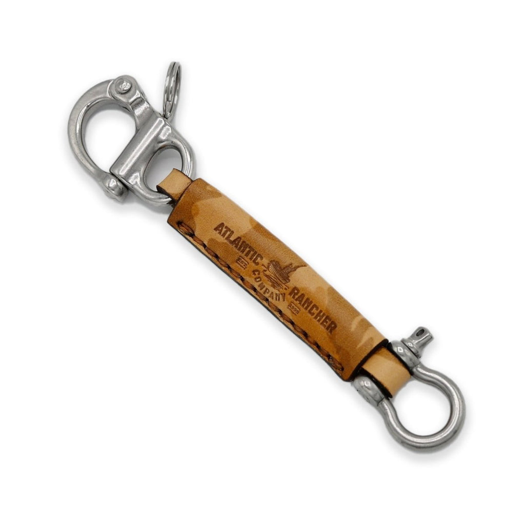 Dockmaster’s Leather Key Chain - Atlantic Rancher CompanyDockmaster’s Leather Key ChainGear and ToolsAtlantic Rancher CompanyTeracota CamoDockmaster’s Leather Key Chain