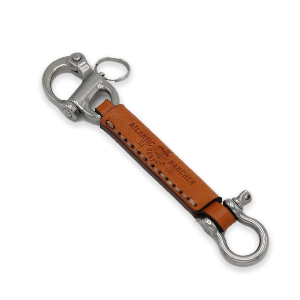 Dockmaster’s Leather Key Chain - Atlantic Rancher CompanyDockmaster’s Leather Key ChainGear and ToolsAtlantic Rancher CompanyTeracotaDockmaster’s Leather Key Chain