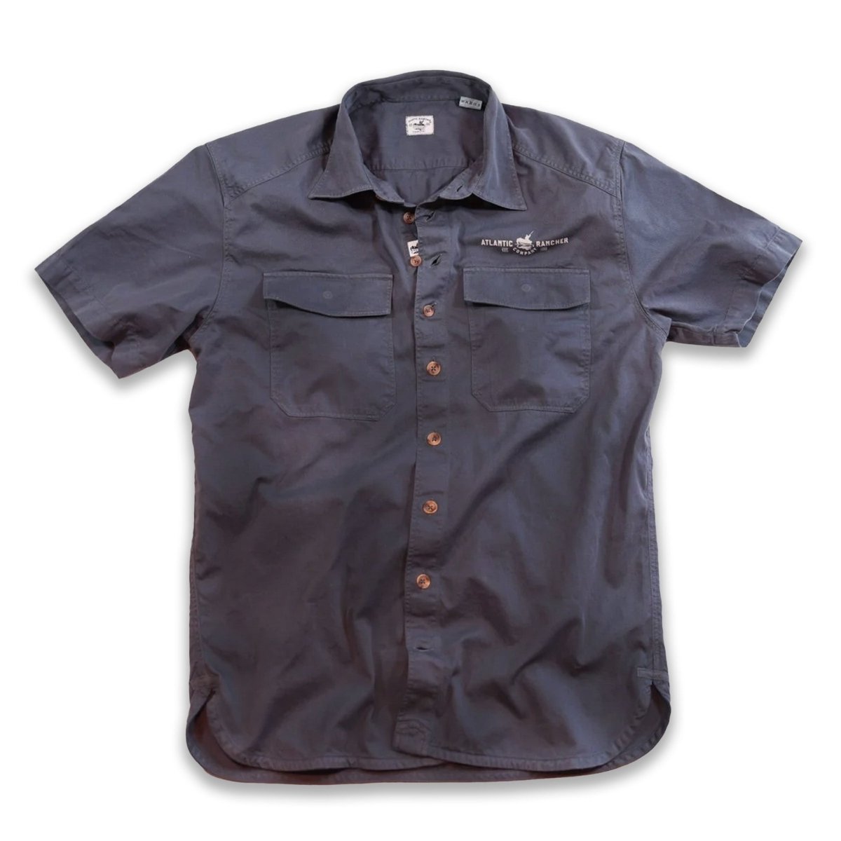 Fuel Dock Foreman's Shirt -- Short Sleeve Atlantic Rancher Company Slate Medium