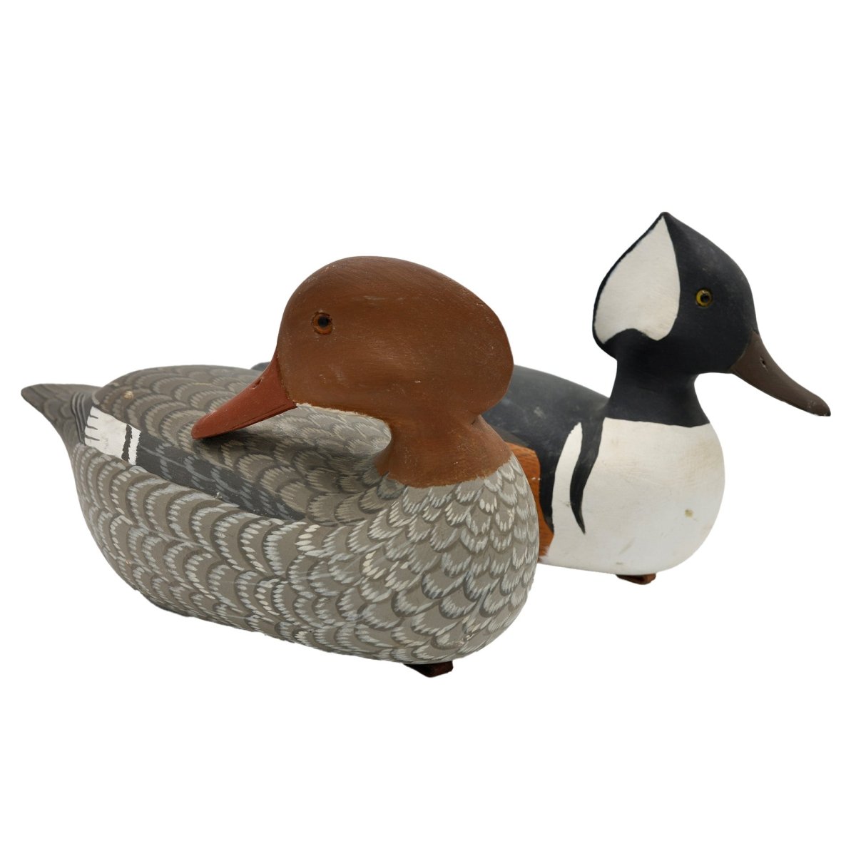 Hooded Mergansers Duck Decoys, Pair Hunting & Wildlife Decoys Atlantic Rancher Company