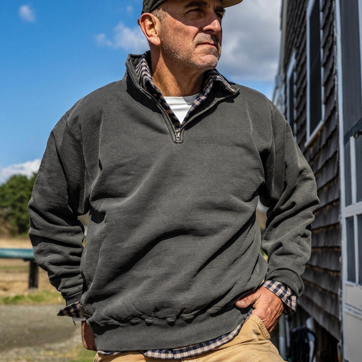 Hudson Canyon Seasalt 1/4-Zip Sweatshirts Atlantic Rancher Company