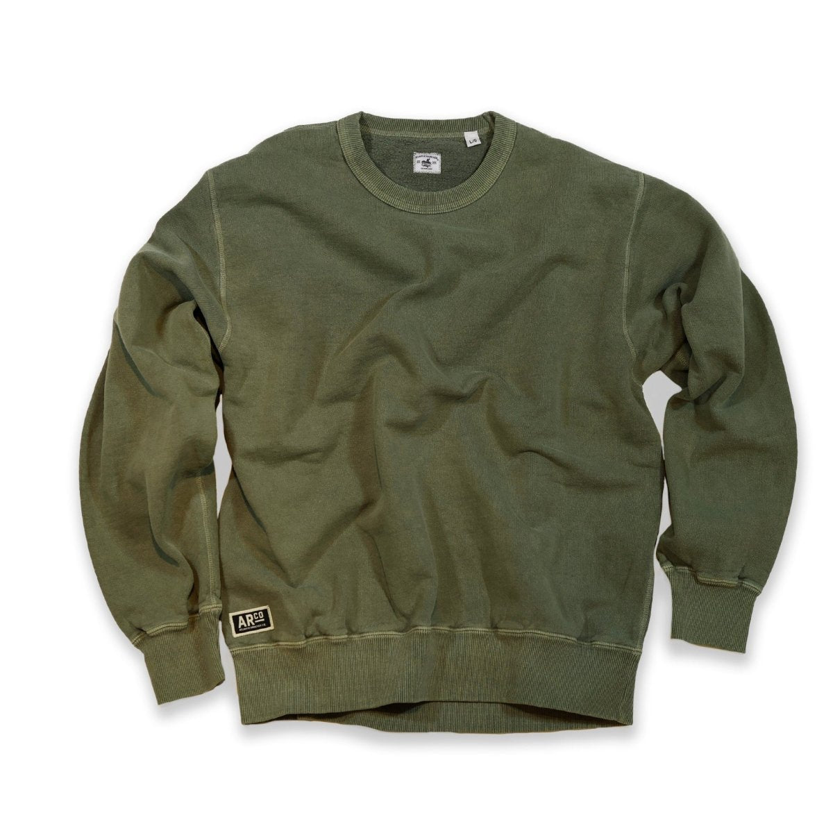 Hudson Canyon Seasalt Crewneck Sweatshirts Atlantic Rancher Company Olive S