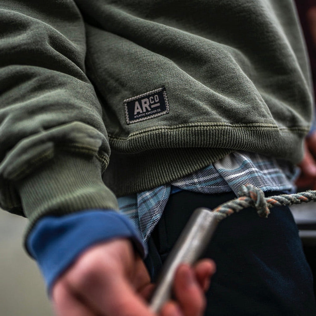 Hudson Canyon Hoodie - Atlantic Rancher CompanyHudson Canyon HoodieSweatshirtsAtlantic Rancher CompanyHCH - oliveOliveSHudson Canyon Hoodie Sweatshirts Atlantic Rancher Company