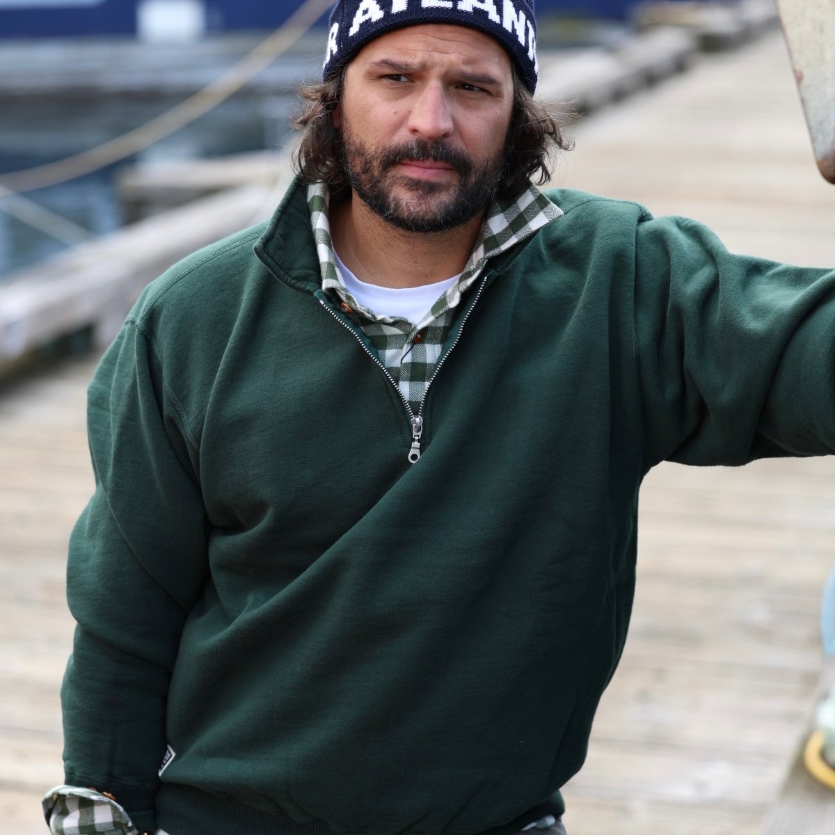 Hudson Canyon Saturated 1/4-Zip Sweatshirts Atlantic Rancher Company
