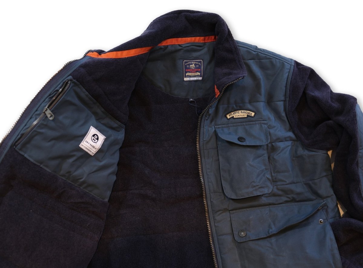 Hudson Canyon Wool Fleece Bomber Apparel & Accessories Atlantic Rancher Company
