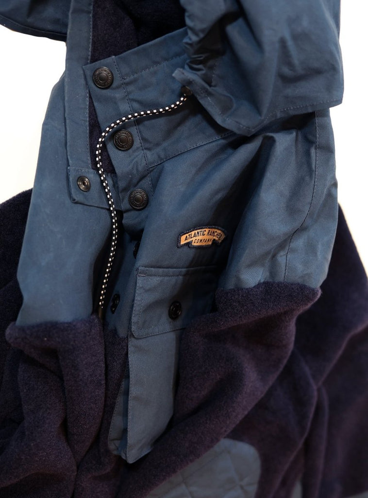 Hudson Canyon Wool Fleece Pullover - Atlantic Rancher CompanyHudson Canyon Wool Fleece PulloverApparel & AccessoriesAtlantic Rancher CompanyWFPO - 01Navy / SlateSHudson Canyon Wool Fleece Pullover